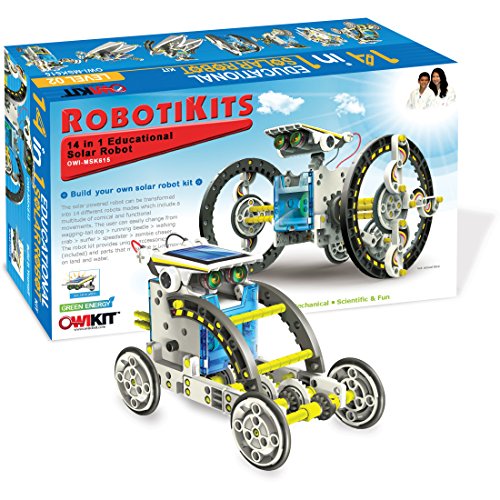 14-in-1 Educational Solar Robot | Build-Your-Own Robot Kit | Powered by the Sun