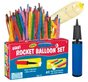 rocket balloons set for kids