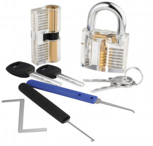 Practise Stainless steel lock picking set